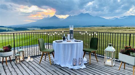 Romantická večera v prírode