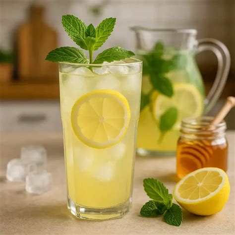 Osviežujúca limonáda s bazovým sirupom a jahodami