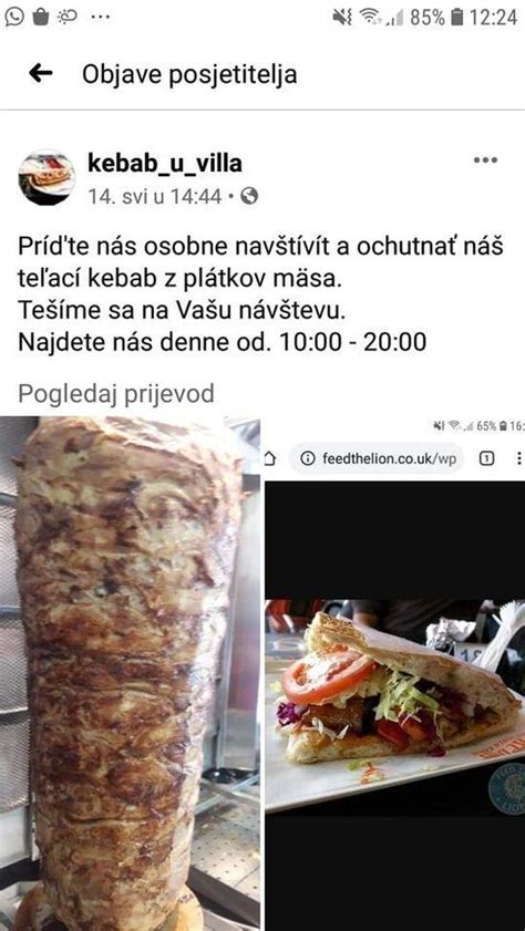 Interiér reštaurácie Kebab u Vila s chutne pripraveným jedlom