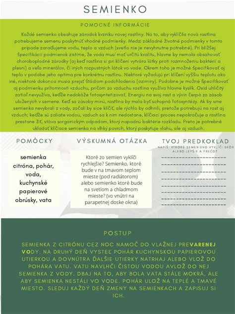 Klíčiace semienko manga