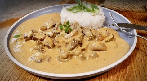 Hovädzí stroganov