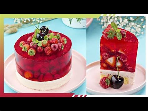 Technika vytvárania želé vzorov na torte