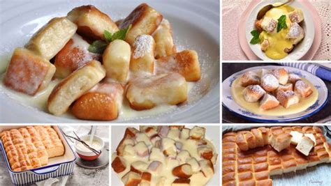 Ilustračná fotografia hotových dukátových buchtičiek s omáčkou