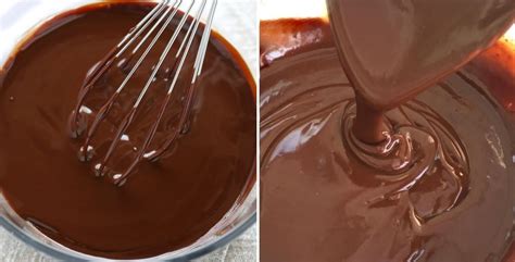 rozpustená čokoláda na polevu