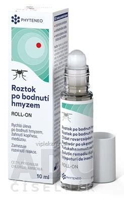 Obrázok bodnutia hmyzom a aplikácie skorocelu