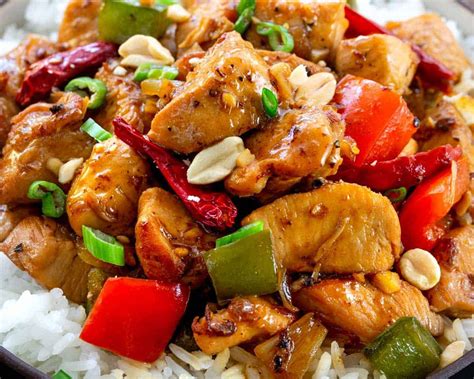 Ingrediencie na Kuracie Kung Pao