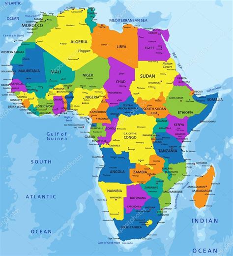 Mapa Afriky