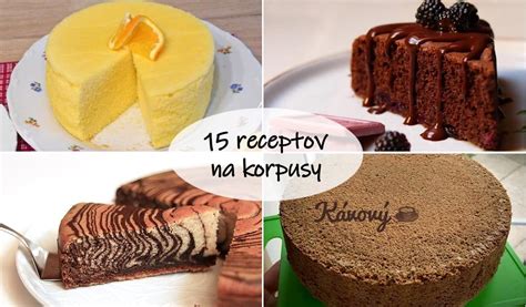 Farebné korpusy na punčovú tortu