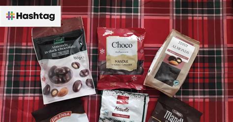 Porovnanie rôznych značiek mandlí v horkej čokoláde