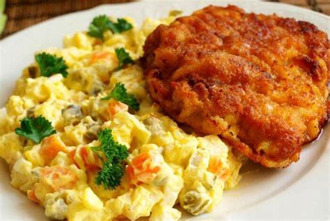 Zemiakový šalát s rybou