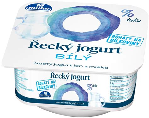 Obal gréckeho jogurtu Milko