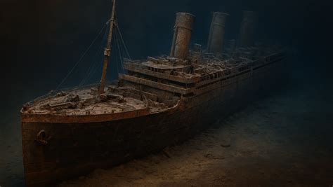 3D model vraku Titanicu
