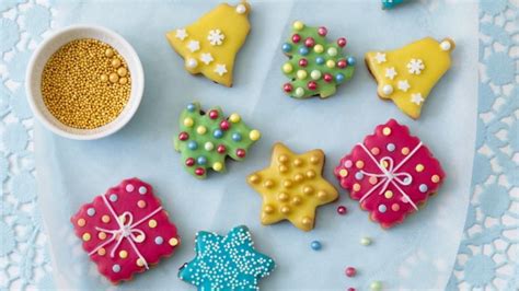 Farebné vianočné cukrovinky