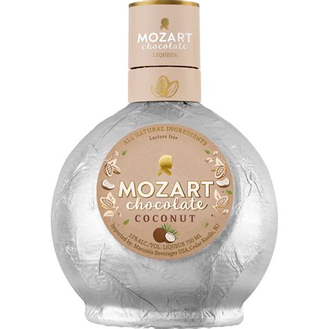Fľaša likéru Mozart Chocolate Coconut
