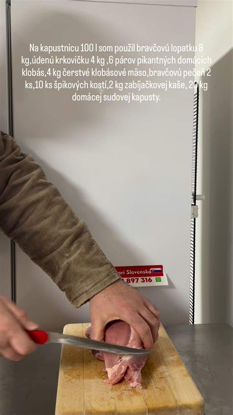 príprava zabíjačkovej kapustnice