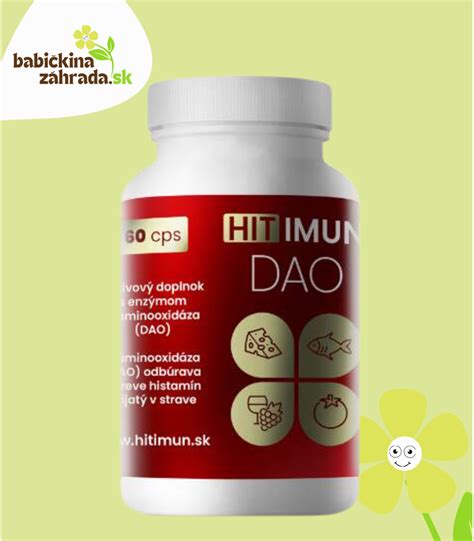 Graf vysvetľujúci funkciu enzýmu DAO pri metabolizme histamínu