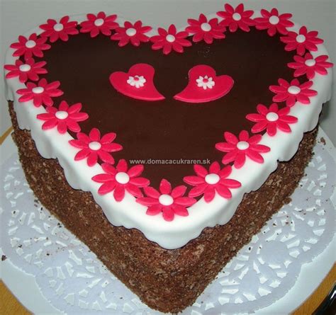 Ingrediencie na prípravu torty srdiečko