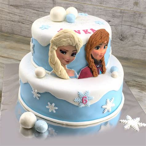 detská torta s motívom Frozen