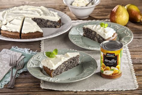 Hruškový koláč s mascarpone