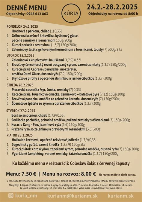 Denné menu