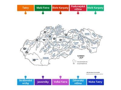 Mapa rieky Orava s vyznačenými revírmi