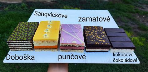 výber zákuskov