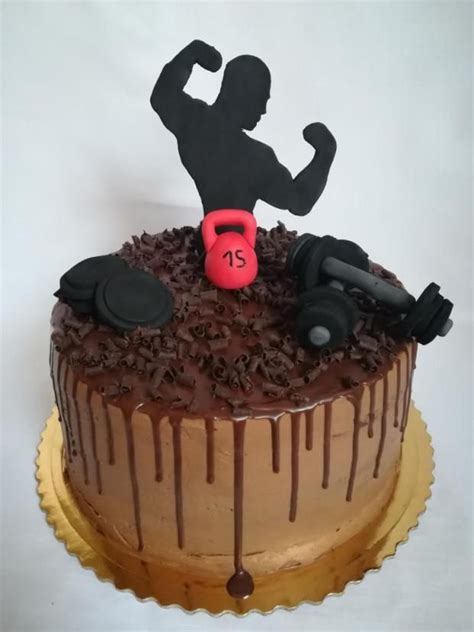 Inšpirácia pre dekoráciu torty pre kulturistu