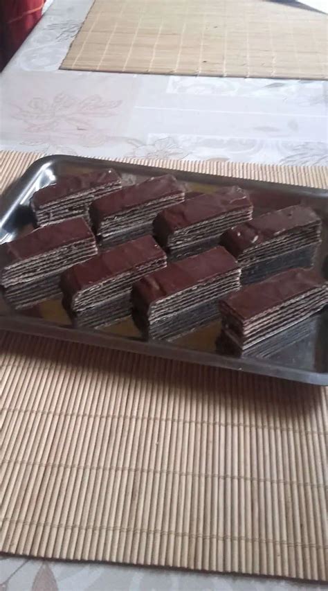 Ilustračná fotka tortových oblátok plnených nutellou