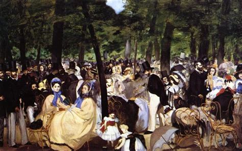 Édouard Manet, Koncert v Tuilerijských záhradách
