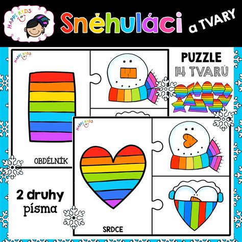 Rôzne tvary a materiály puzzle