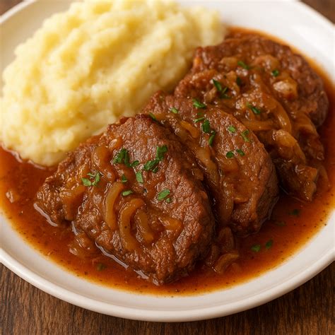 Opekajúce sa mäso na cibuľke