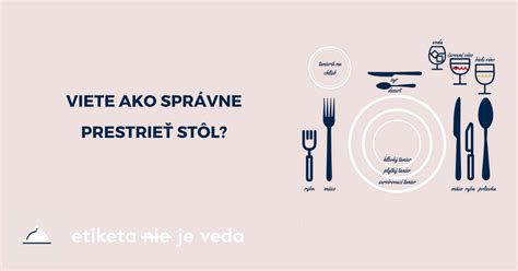 Správne prestretý stôl