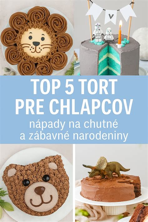 Ukážka rôznych motívov tort pre deti