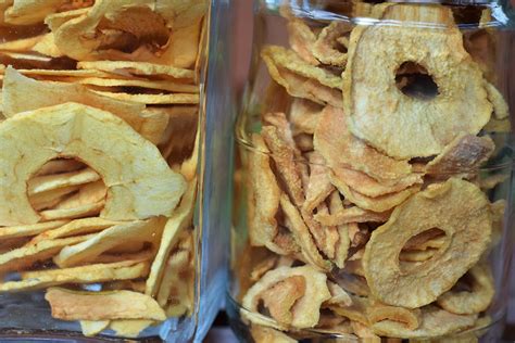 Sušené jablká a hrušky