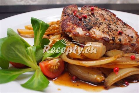 Vepřové kotlety s hruškami