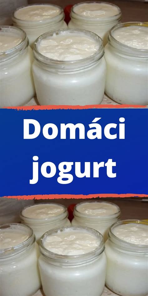 Infografika s receptom na domáci jogurt