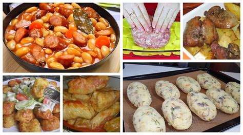 Ilustrácia rôznych kuchynských surovín a hotových jedál