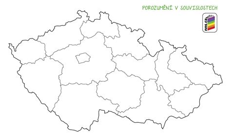 Mapa s vyznačenými oblasťami dopravy