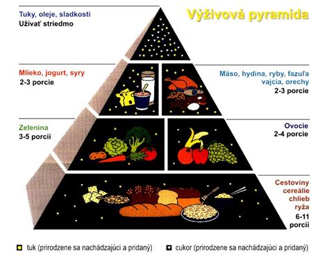 Výživová pyramída s dôrazom na bielkoviny