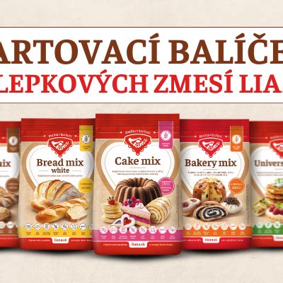Balenie rôznych bezlepkových zmesí Labeta