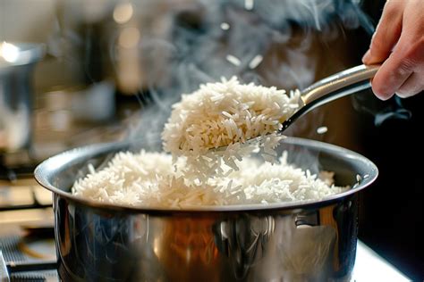 Schéma pomeru ryže a vody pri varení