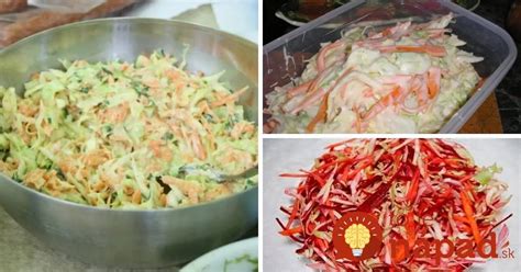 Rozmanitosť kapustových šalátov