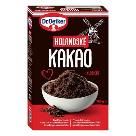 produkty Dr. Oetker: VEGA Gél a Holandské Kakao