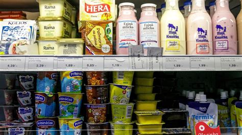 Ilustrácia mliečnych produktov