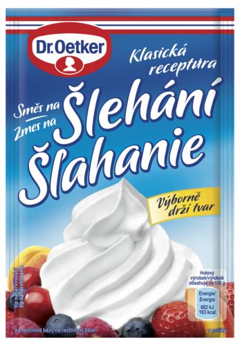 Zloženie rastlinnej šľahačky