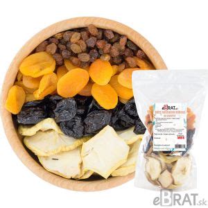 Zmes sušeného ovocia a brusníc