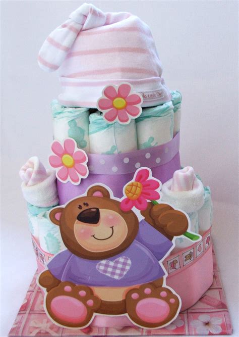 Plienková torta s medvedíkom