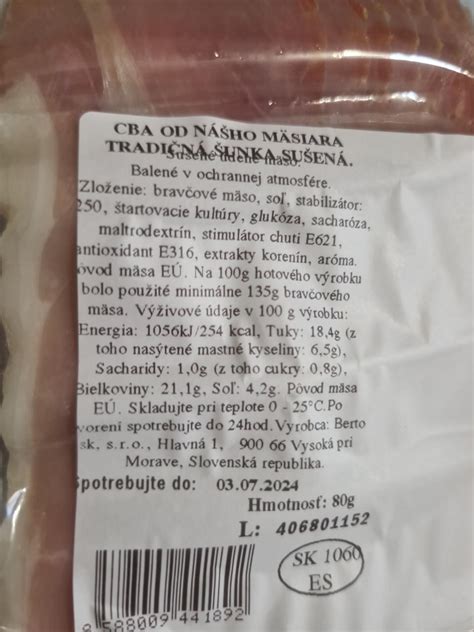 Infografika porovnávajúca nutričné hodnoty rôznych druhov šunky