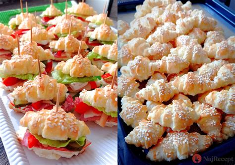 Recept na jednohubky so šunkou