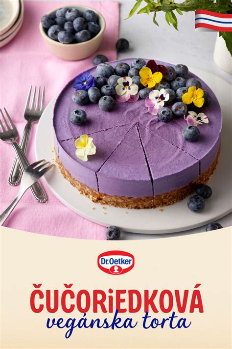 Vegánska čučoriedková torta